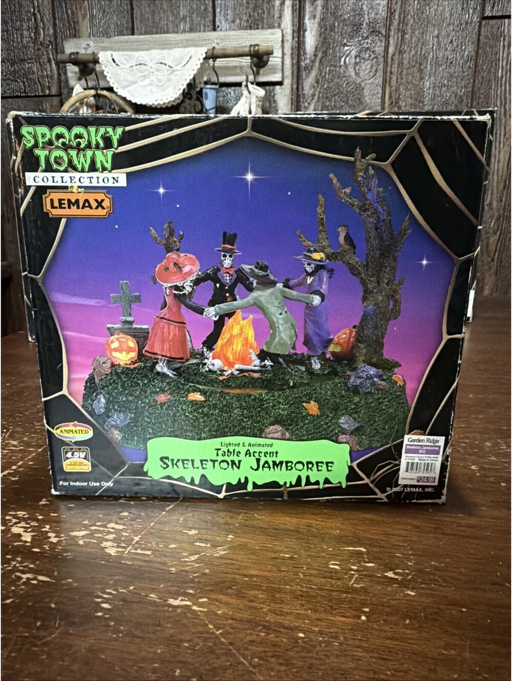 Lemax Spooky Town Skeleton Jamboree Lighted Animated Halloween Decor In Box